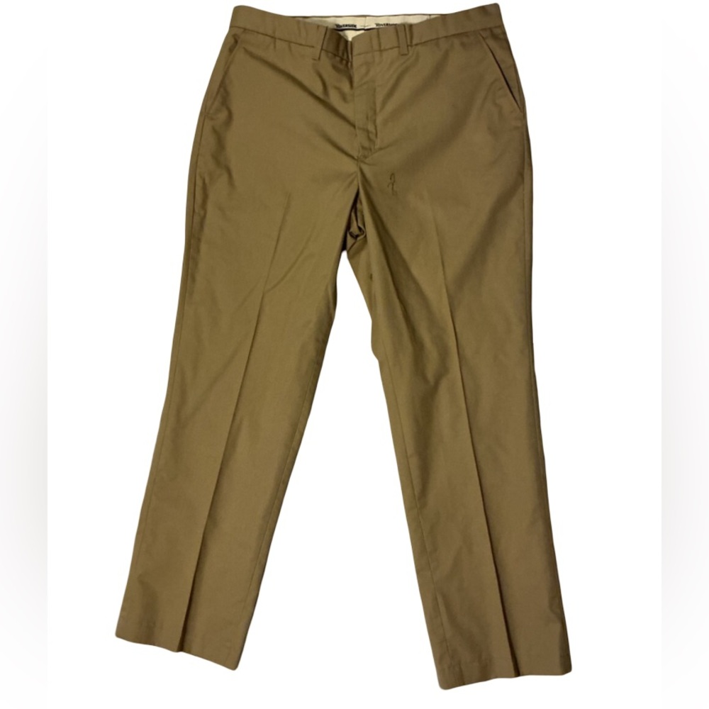 Men's Slim Fit Tan Chino Pants - Brand Unknown